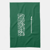 Vlag van Saudi-Arabië Theedoek (Verticaal)