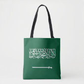 Vlag van Saudi-Arabië Tote Bag (Voorkant)