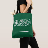 Vlag van Saudi-Arabië Tote Bag (Dichtbij)