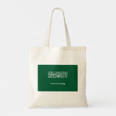 Vlag van Saudi-Arabië Tote Bag (Achterkant)