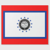 Vlag van Savannah (Georgië) Cadeaupapier (Vlak)