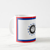 Vlag van Savannah (Georgië) Koffiemok (Voorkant links)