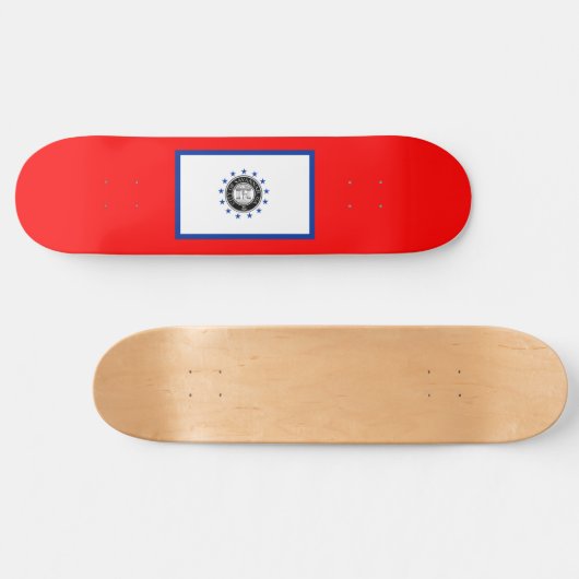 Vlag van Savannah (Georgië) Persoonlijk Skateboard (Horizontaal)
