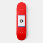 Vlag van Savannah (Georgië) Persoonlijk Skateboard (Voorkant)