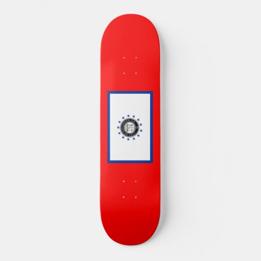 Vlag van Savannah (Georgië) Persoonlijk Skateboard (Voorkant)