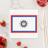 Vlag van Savannah (Georgië) Servet (Insitu)