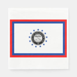 Vlag van Savannah (Georgië) Servet