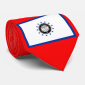 Vlag van Savannah (Georgië) Stropdas (Opgerold)