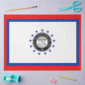 Vlag van Savannah (Georgië) Tissuepapier (Craft)