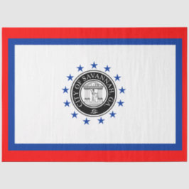 Vlag van Savannah (Georgië) Tissuepapier