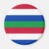 Vlag van Schiermonnikoog Magneet (Voorkant)