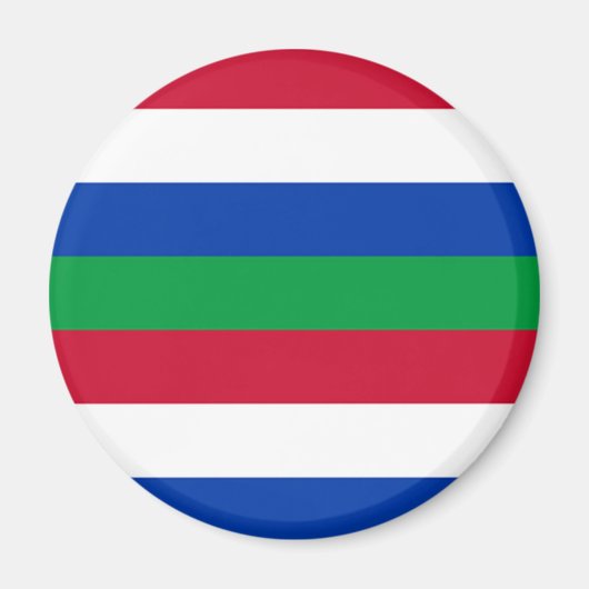 Vlag van Schiermonnikoog Magneet (Voorkant)