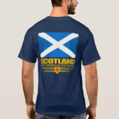 Vlag van Schotland 2 T-shirt (Achterkant)
