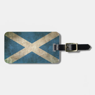 vlag van Schotland Bagagelabel