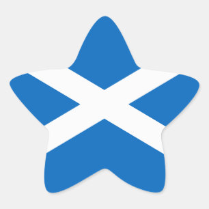Vlag van Schotland - Bratach na h-Alba Ster Sticker