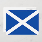 Vlag van Schotland Briefkaart (Voorkant / Achterkant)