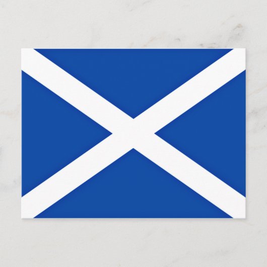 Vlag van Schotland Briefkaart (Voorkant)
