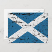 VLAG VAN SCHOTLAND BRIEFKAART (Voorkant / Achterkant)