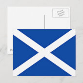 Vlag van Schotland Briefkaart (Voorkant / Achterkant)