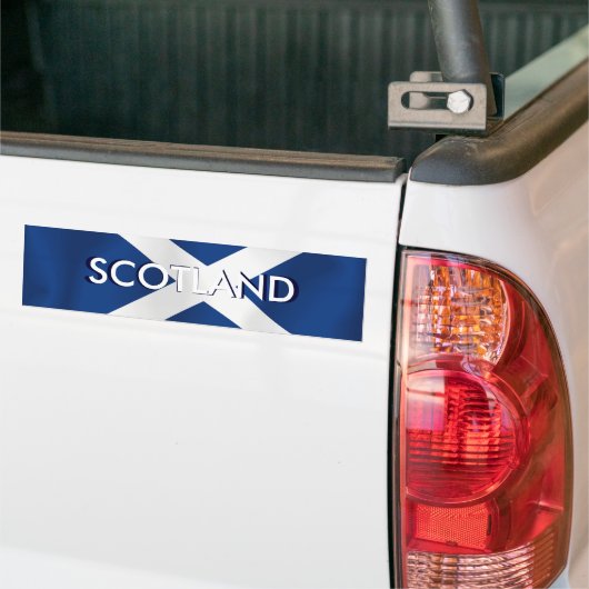 Vlag van Schotland Bumpersticker (Op Truck)