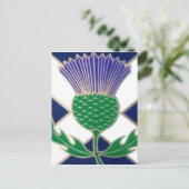 Vlag van Schotland en Thistle Briefkaart (Staand voorkant)
