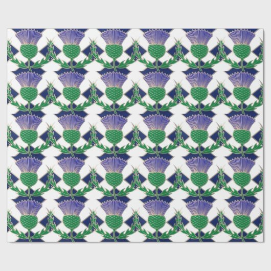 Vlag van Schotland en Thistle Cadeaupapier (Vlak)