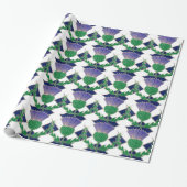 Vlag van Schotland en Thistle Cadeaupapier (Uitgerold)