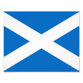 Vlag van Schotland Foto Afdruk (Voorkant)