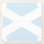 vlag van Schotland Glazen Onderzetter (Achterkant)