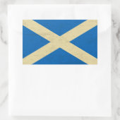 Vlag van Schotland Grungy Rechthoekige Sticker (Tas)