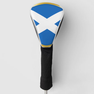 Vlag van Schotland in Gouden Cirkel Golfheadcover