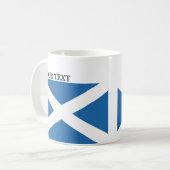 Vlag van Schotland Koffiemok (Voorkant links)