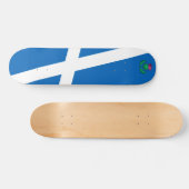 Vlag van Schotland met Distel Persoonlijk Skateboard (Horizontaal)