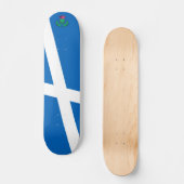 Vlag van Schotland met Distel Persoonlijk Skateboard (Voorkant)