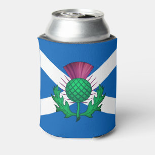 Vlag van Schotland met Thistle bovenop Blikjeskoeler