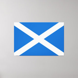 Vlag van Schotland of Saltire Canvas Afdruk