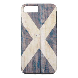 Vlag van Schotland op hout Case-Mate iPhone Case