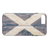 Vlag van Schotland op hout Case-Mate iPhone Case (Achterkant (Horizontaal))