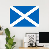 Vlag van Schotland Poster (Thuiskantoor)