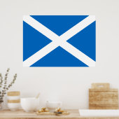 Vlag van Schotland Poster (Keuken)