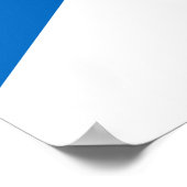 Vlag van Schotland Poster (Hoek)