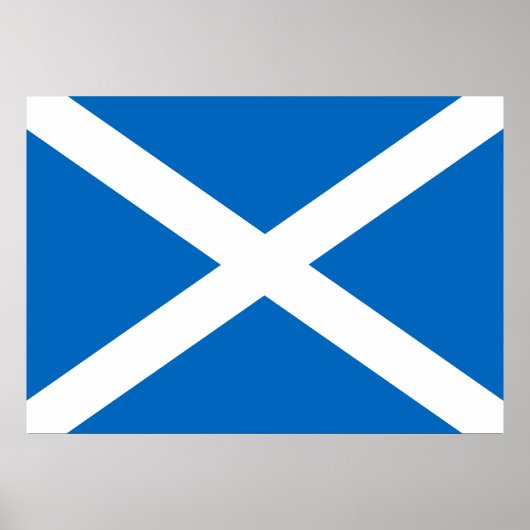 Vlag van Schotland Poster (Voorkant)
