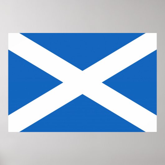 Vlag van Schotland Poster (Voorkant)