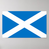 Vlag van Schotland Poster (Voorkant)