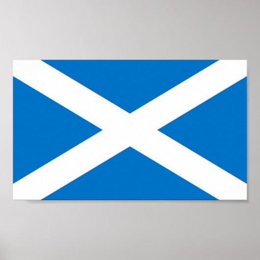 Vlag van Schotland Poster (Voorkant)