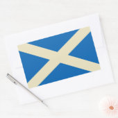Vlag van Schotland Rechthoekige Sticker (Envelop)