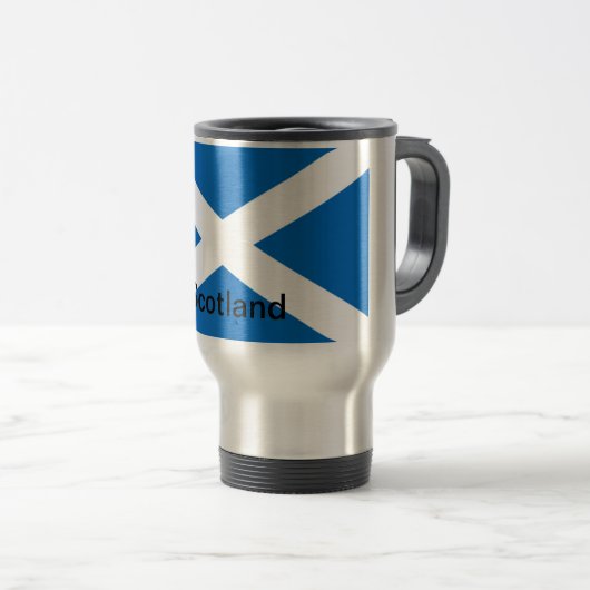 Vlag van Schotland Reisbeker (Voorkant rechts)