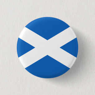 Vlag van Schotland Ronde Button 3,2 Cm