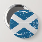 VLAG VAN SCHOTLAND RONDE BUTTON 4,0 CM (Voorkant /achterkant)
