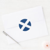 Vlag van Schotland Ronde Sticker (Envelop)